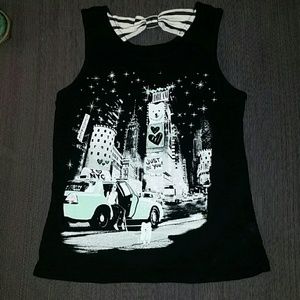 Justice sparkly tank top